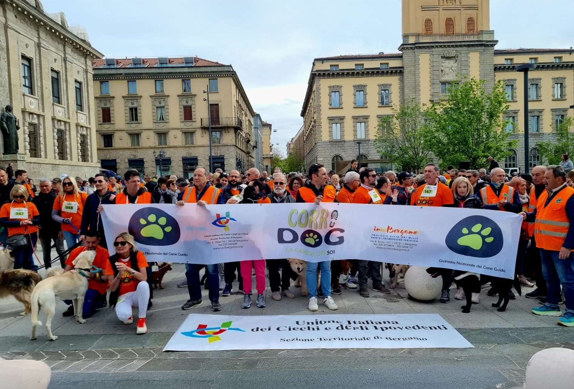 CorriDog 2025: Bergamo celebra la Giornata Nazionale del Cane Guida