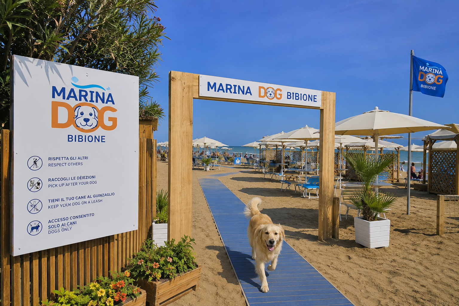 Marina Dog Bibione: la nuova spiaggia per cani che rende ancora più pet friendly la località veneta