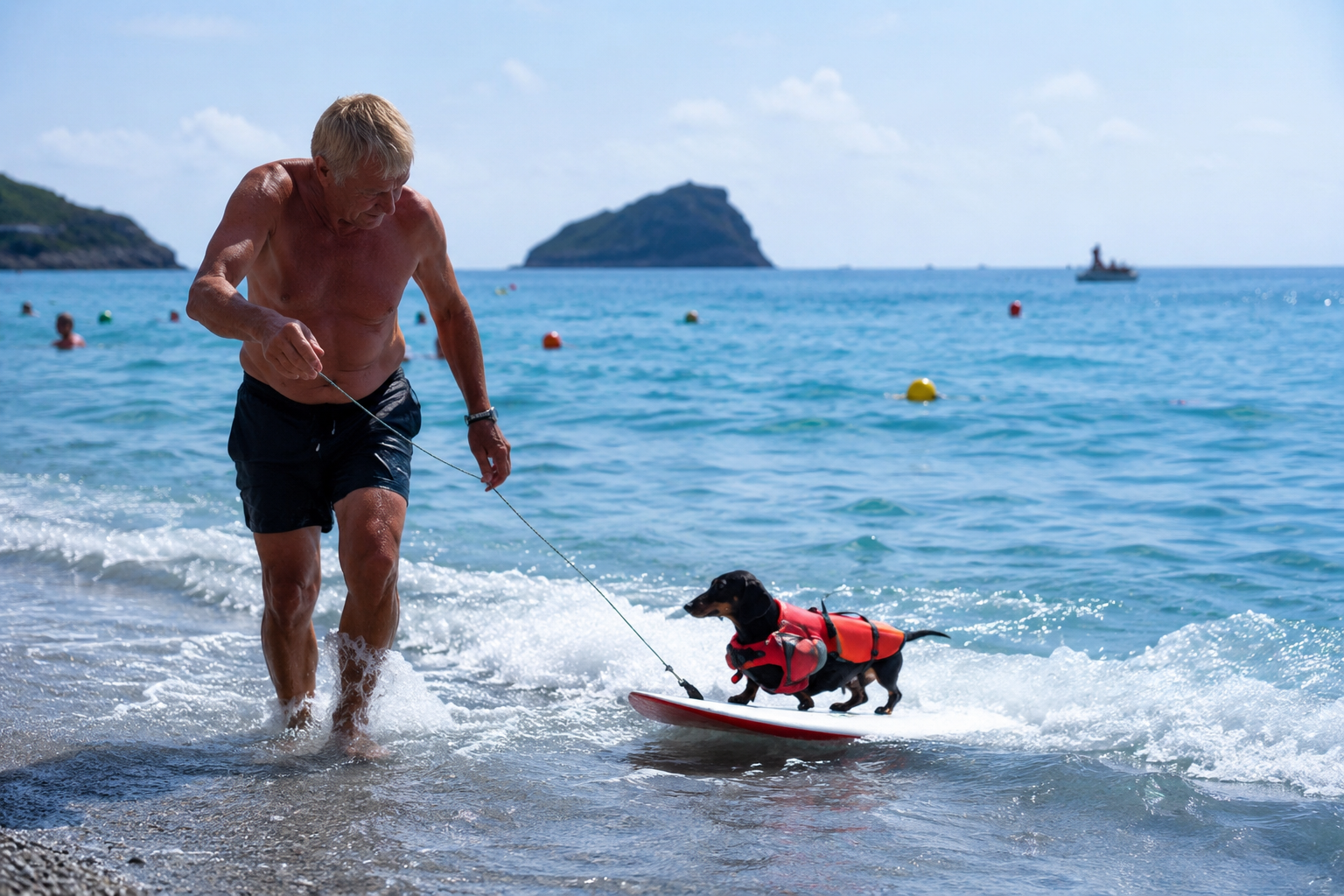 Margot, la bassotta surfista di Spotorno conquista i social con milioni di visualizzazioni