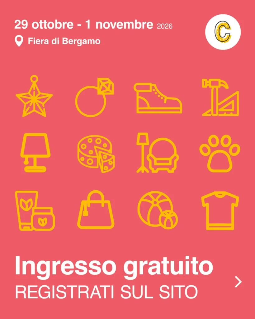 I settori della Campionaria 2026: decorazioni natalizie, gioielli, calzature, edilizia, illuminazione, enogastronomia, arredamento, animali, cosmesi, borse, giochi e abbigliamento